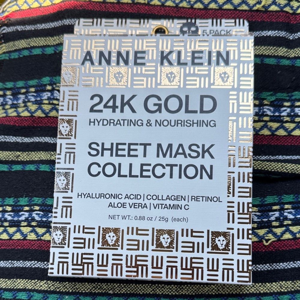 Anne Klein 24K Gold Sheet Mask Set